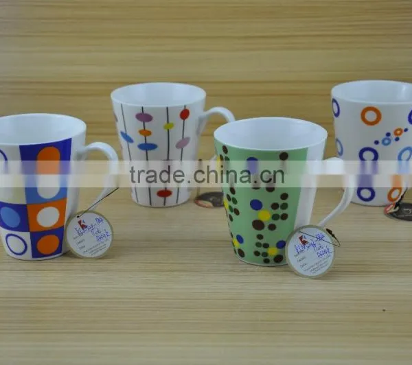 14OZ Butterfly With Flower Design Fully Decal Printed Ceramic Mug, Shiny Surface New Bone China Cup, KL5001-10687 photo-5