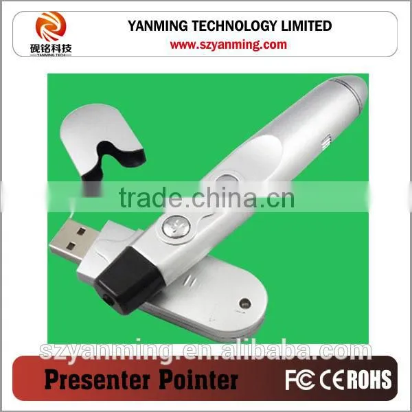 Wireless USB Word PowerPoint Presenter high power laser pointer for cutting