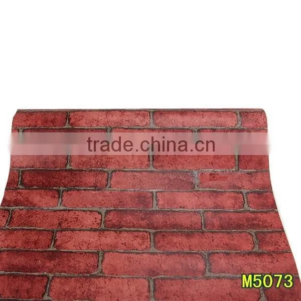 Simple China Wind Brick Type Self-adhesive Wallpaper Price photo-3