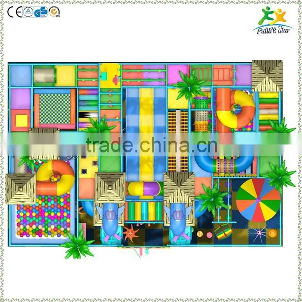 Free Design CE & GS LLDPE Kids Indoor Used Commercial Playground Equipment Sale photo-2