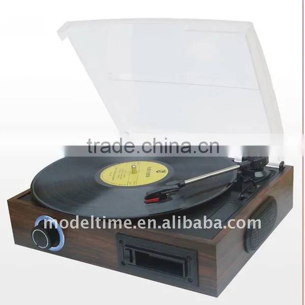 USB Turntable With Cassette Player
