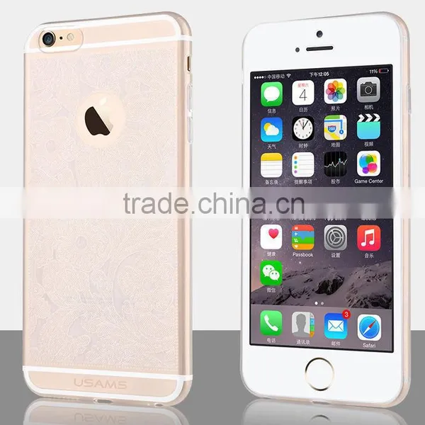 USAMS Brand Flower Tpu Case for Iphone 6 photo-4