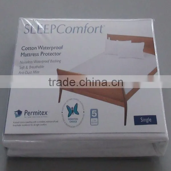 Waterproof Simple Anti Bed Bug Allergy Relief Mattress Protector photo-3