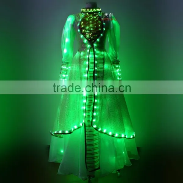 Dmx Girls Party Dresses, LED Girl Party Wear Western Dress photo-2
