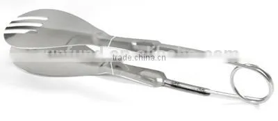 Stainless Steel Food Tong With Large Loop for Hanging - Lifetime Guarantee photo-3