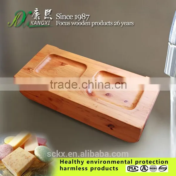 Quality solid wood bathroom accessories, wooden soap dishes