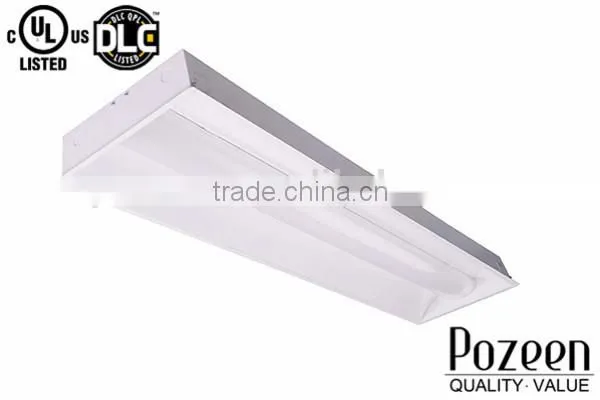 24W Single Lens, Perfert Retroft Flourenscent t8 300x1200 Surface Led Recessed Troffer 1x4ft DLC Listed 0-10V Dimming Standard photo-2