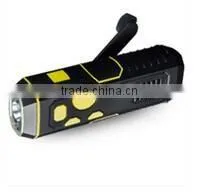 2016 Newest FM Emergency Radio Flashlight With USB Rechargeable Powerful Phone Charger photo-6