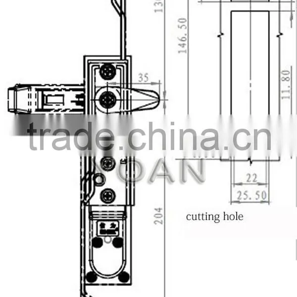 the Swing Door Lock of Rod Control Lock photo-2