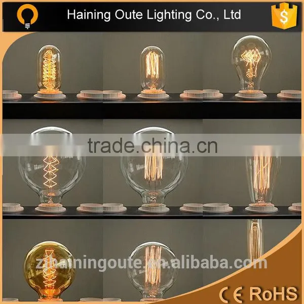 2015 Dimmable E27 G95 Filament Light Bulb 4w Warm White E26 CE&RoHs Classical Edison Filament Bulb photo-3