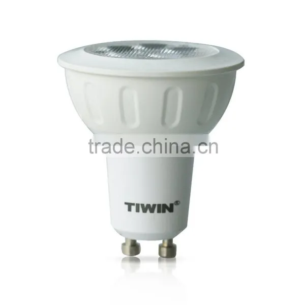 TIWIN 2015 New Design Warm White 300K Cool White 6000K 220V 230V 240V 36 Degree 420lm 5W COB SPOT LIGHT Led Gu10 Bulb photo-2