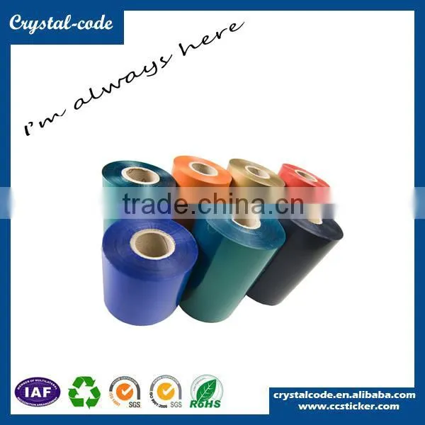 International Standard Thermal Transfer Wax Printing Ink Ribbons Black Color for Barcode Printer photo-3