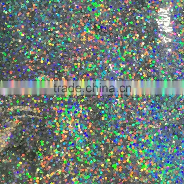1mm Hologram laser silver color Glitter Powder for christmas decoration