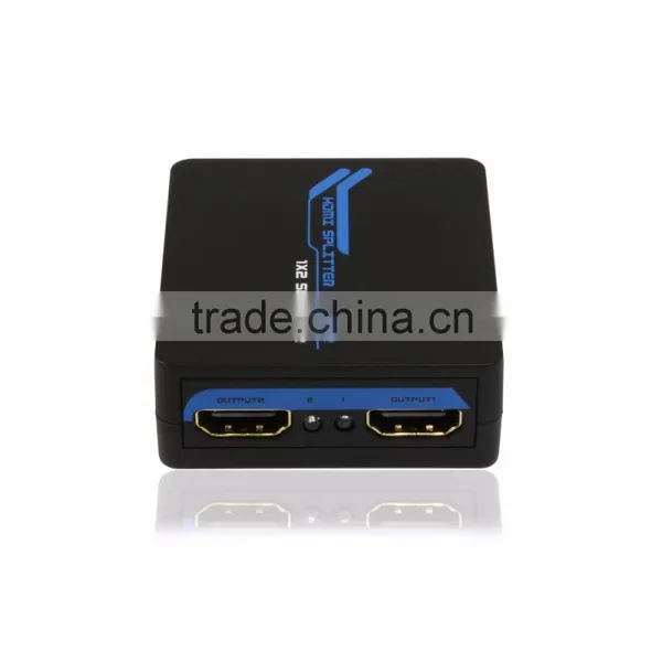 Hot Video Player Mini Audio Video Splitter HDMI Splitter 1X2 With IR Support CEC Function photo-2