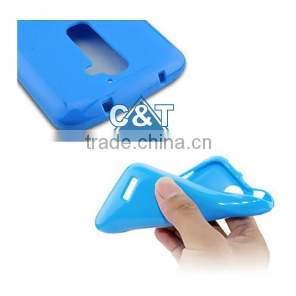 C&T Slim Fit Flexible TPU Rubber Skin Cover Case for LG Leon / C40 photo-5
