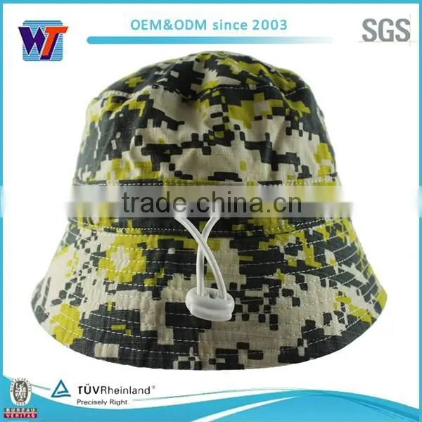 2015 Stylish High Quality Fisherman Hat Custom Camo Bucket Hat photo-3