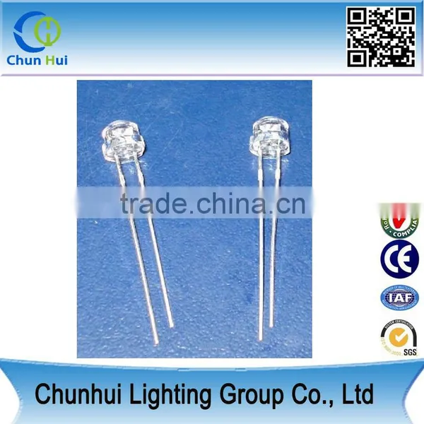 Dip 5mm Led Strawhat Ultra Brighness Cold White for Indoor and Outdoor Commercial Lighting photo-2