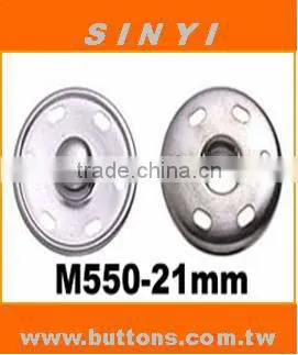 Sewing Snap Button, Item No.M550-21mm, Metal Made