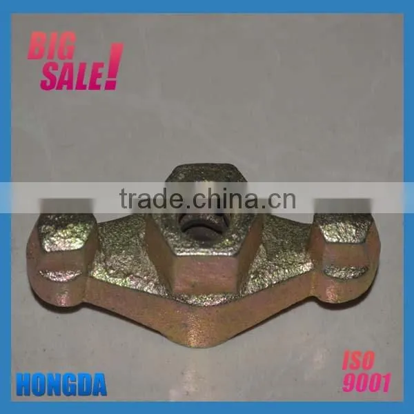 Ductile Iron Wing Nut International Standard Galvanized Formwork Tie Rod Wing Nut
