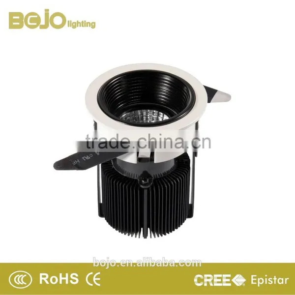 6w 9w 13w Led Spot Light With Black Anti-glare Inner Ring photo-2