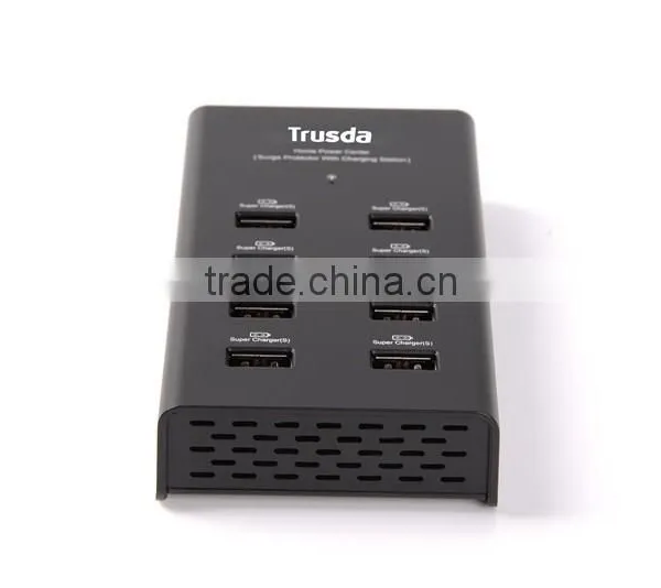 6usb Charger for Mobile Phone USB Charger Desktop AC Wall Adapter Multifunction USB Wall Charger photo-2
