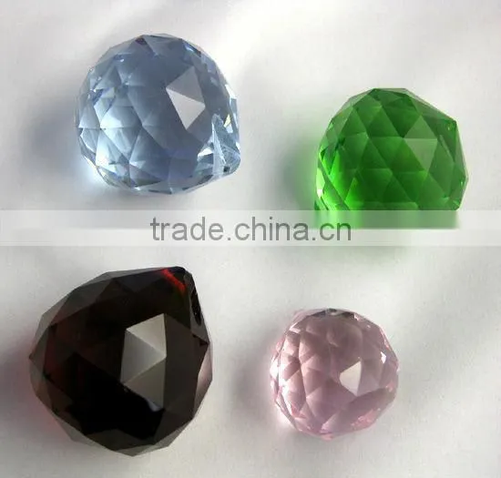 Different Color Multi Faceted Crystal Balls, Chandelier Ball,Chandelier Pendant photo-2