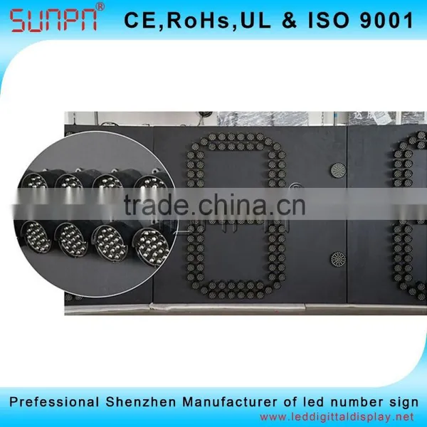 Iran 45Inch White Color 88:88 and 88:88:88 Time and Temp Led Sign and Digitals Time Clock photo-2