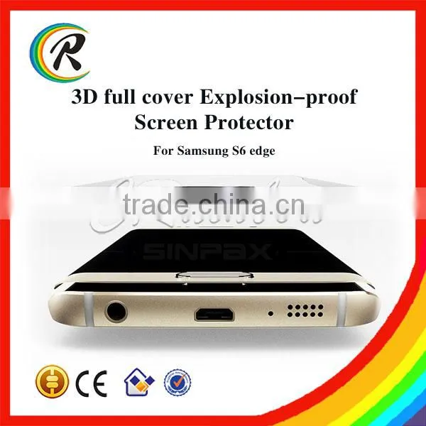 3D Curved Full Cover PET Screen Film for Samsung Galaxy s6 Edge Screen Protector photo-5