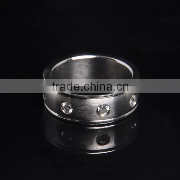 New Design Cubic Zirconia Gemstone Men's Rings/925 Silver Ring, Gay Men Ring photo-4