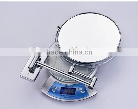 Double Side Adjustable Wall Mount Magnifying Makeup Mirror With Light Shaving Mirror photo-4