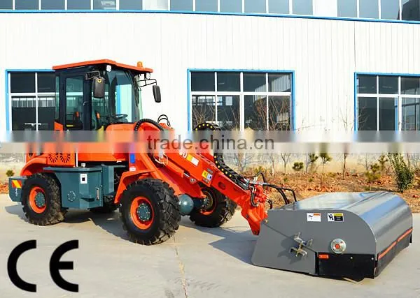 small wheel loader TL1500 mini loader engine loader with many attachments