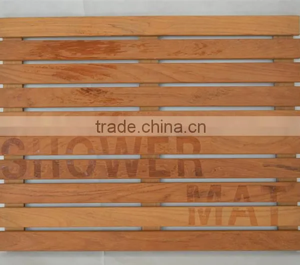 Teak Wooden Shower Room Mat FSC Approved