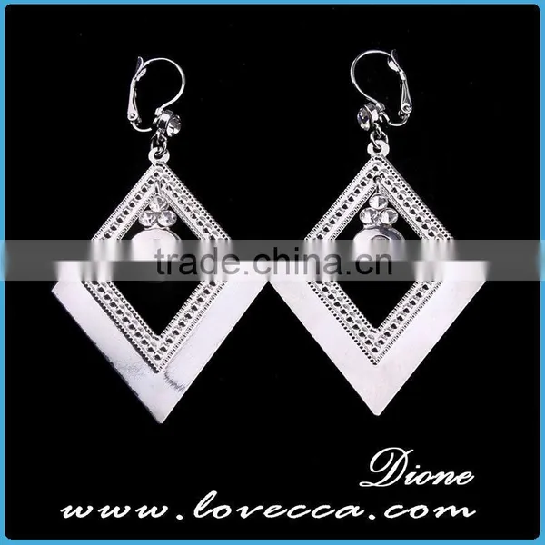 Hot 2015 New Product Jewelry Wholesale Fashion Crystal Silver Chrismas Earrings for Party photo-5