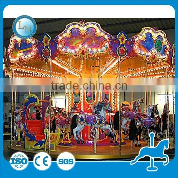 Lino 24seats Fairground Indoor Mechanical Carousel Horse Ride With CE Certificate photo-6