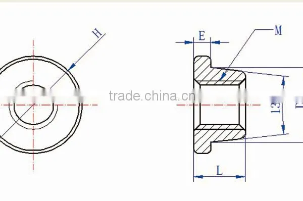 Flange Nut, CNC Machine Flange Nut photo-2