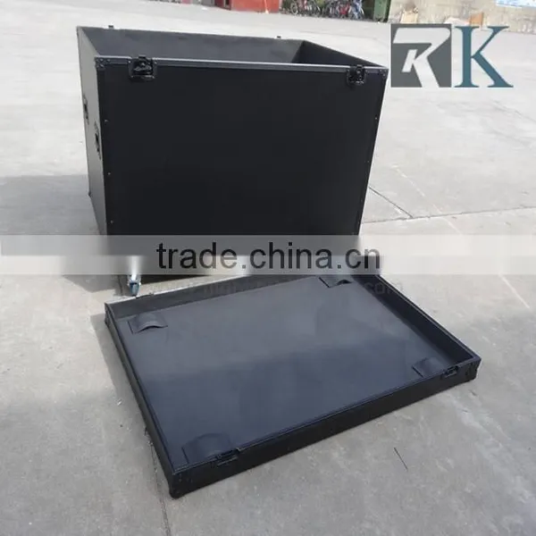 RK Wholesale Case!all Black Color Utility Flight Case Tool Box With Black Hardware photo-3