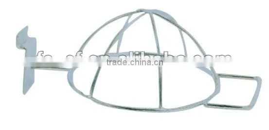 chrome metal display hat hook