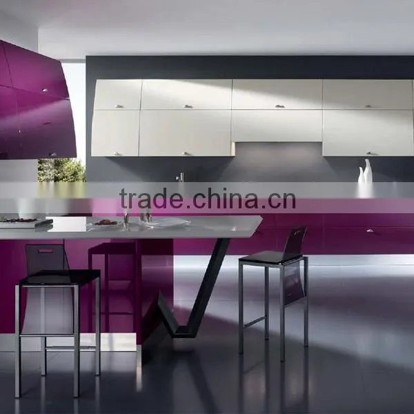 Beautiful Design Purple Kitchen Cabinet Rolling Shutter photo-2