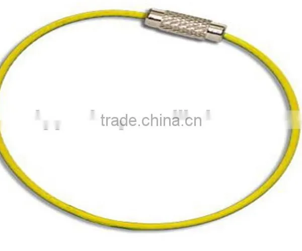 Stainless Steel Cable Luggage Straps With Coating
