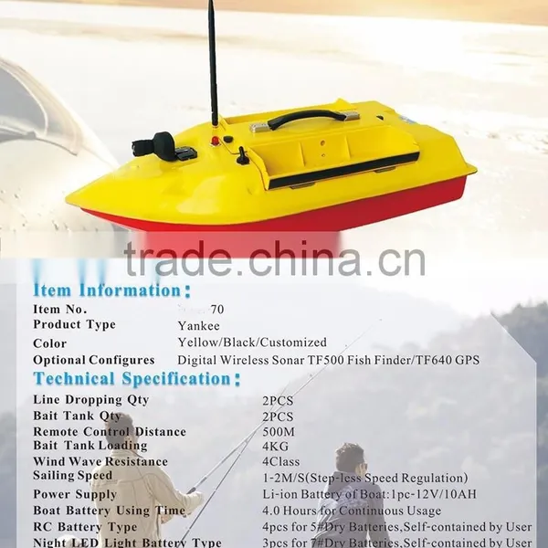 Remote Control Bait Boat China Carp Fishing Bait Boat