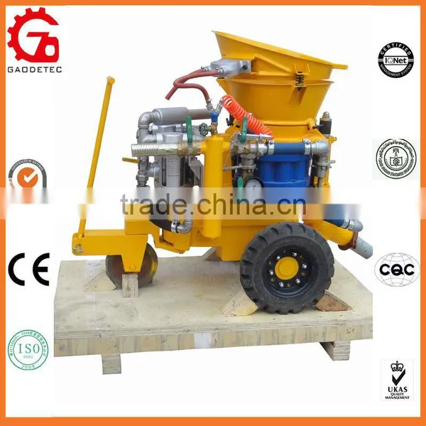 CE OEM Portable Sized Air Motor Drive Dry Mix Shotcreting Machine