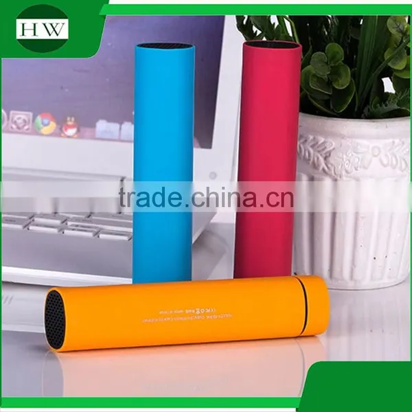 3 in 1 Mini Cylinder Portable Multi Function Usb Charger Power Bank Bluetooth Wireless Phone Speaker With Stand Holder photo-3