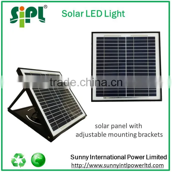 Green Energy Solar Panel With Battery Powered Radar Sensor Light Flat Led Panel Recessed Light photo-6