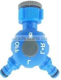 3/4"-1" 2-Way Snap-in Plastic Connectors Quick Coupling Hose photo-2
