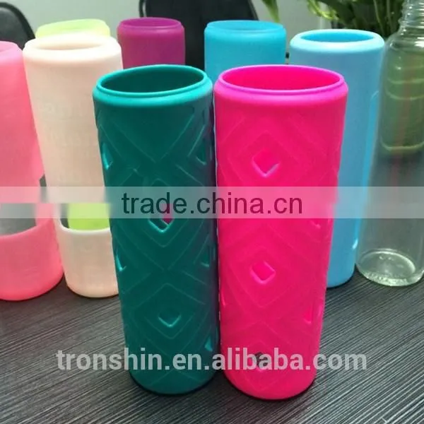 Eco-friendly Food Safe Protective Silicone Coffee Cup Sleeve With Brand LOGO photo-6