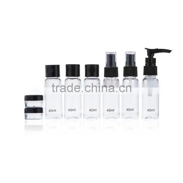 Travel Bottles for Makeup Cosmetic Toiletries Liquid Containers Leak Proof Portable Travel Accessories(Transparency) photo-3