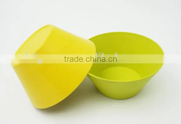 China Factory Supply Eco-friendly Bamboo Fiber Home Meal Bowl, Bio Bamboo Bowls for Serving Food, photo-2