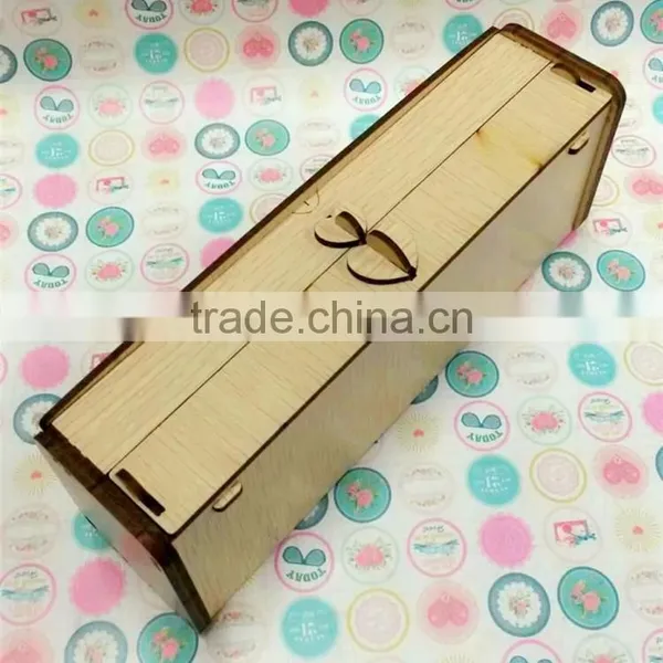 The Large Capacity Simple Wooden Students Creative Custom Printed Pencil Case photo-2
