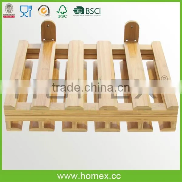 Marketable Wine Rack_bamboo Wine Bottle Holder_wall Mount Wine Rack_HOMEX photo-2