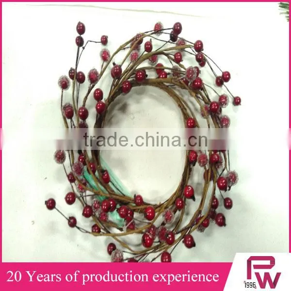 Factory Direct Sales Christmas Candle Wreath Decorative Wreath photo-3